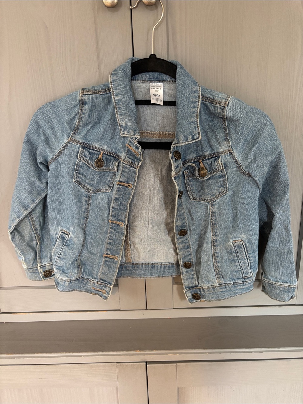 Carter's Light Blue Denim Jean Jacket for Kids